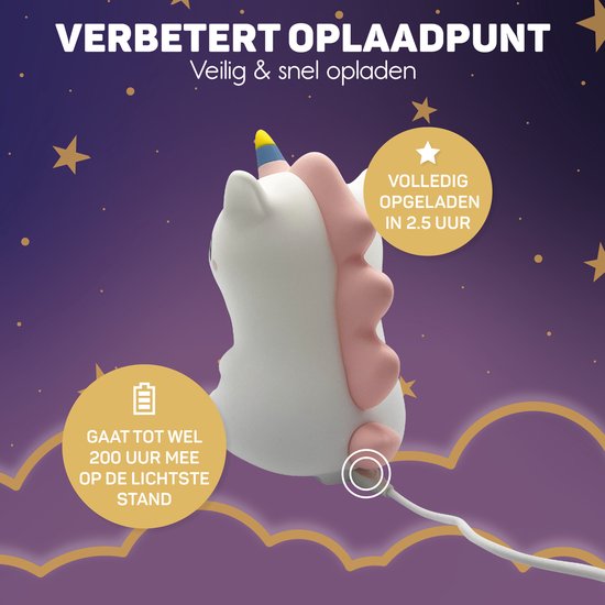 Unicorn Nattlys - DreamCrest | Skanto