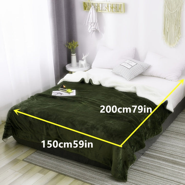 LuxeFlannel – Dobbelt-sidig Sherpa Teppe for Ultimat Komfort Skanto