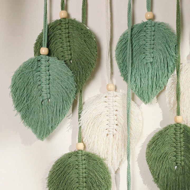 Skanto | Boho Makramee Blad Tapisseri