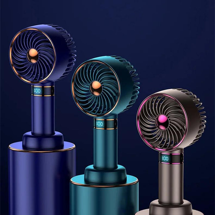 Bærbar 5000mAh Håndholdt Mini Airconditioner Vifte | Skanto