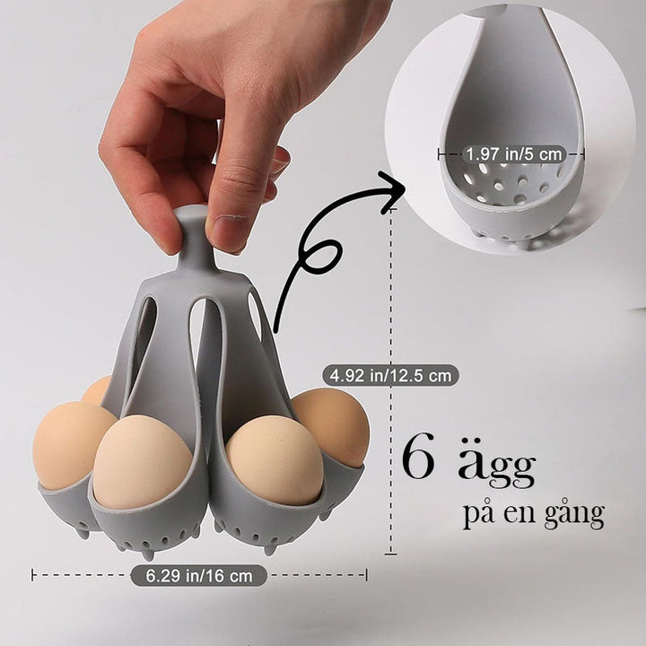 EasyPoach Silikon Egg Master — Nyt perfekt kokte egg uten stress som alle elsker | Skanto
