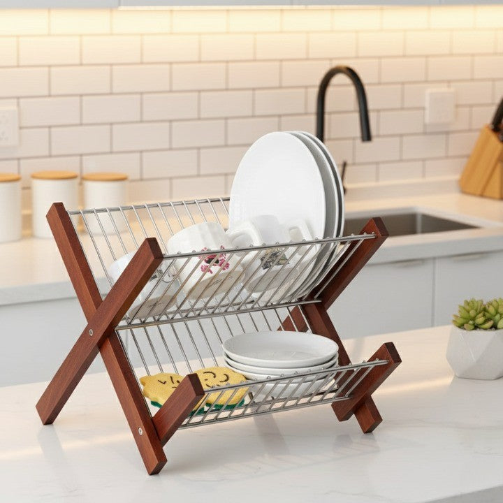 Skanto | Swift Fold Sammenleggbar Oppvaskstativ