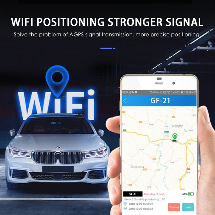 Skanto | Magnetisk bil kjøretøy ekstra signal GSM GPRS tracker locator sanntid