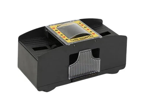 Automatischer Spielkartenmischer – Ideal for 2/4/6 Kartenspiele, elektriske Spielkartenmischer for Poker