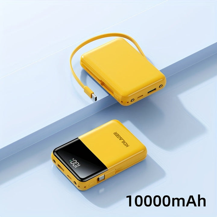 Powerbank 10000mAh Mini med Display | Skanto