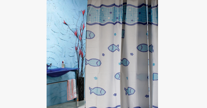 Skanto | Vanntett Duschgardin - Fisk Design