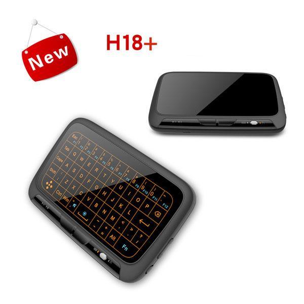 Skanto | H18+ Bakgrunnsbelyst Mini Trådløst Full Touchpad Tastatur