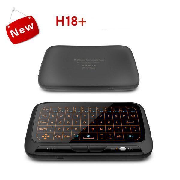 Skanto | H18+ Bakgrunnsbelyst Mini Trådløst Full Touchpad Tastatur