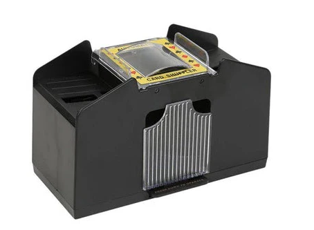 Automatischer Spielkartenmischer – Ideal for 2/4/6 Kartenspiele, elektriske Spielkartenmischer for Poker