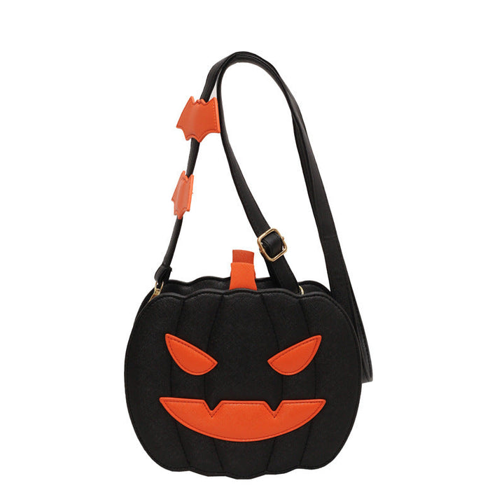 Skanto | Halloween Messenger Bag – Minimalistisk Skulderveske i Enfargede Farger
