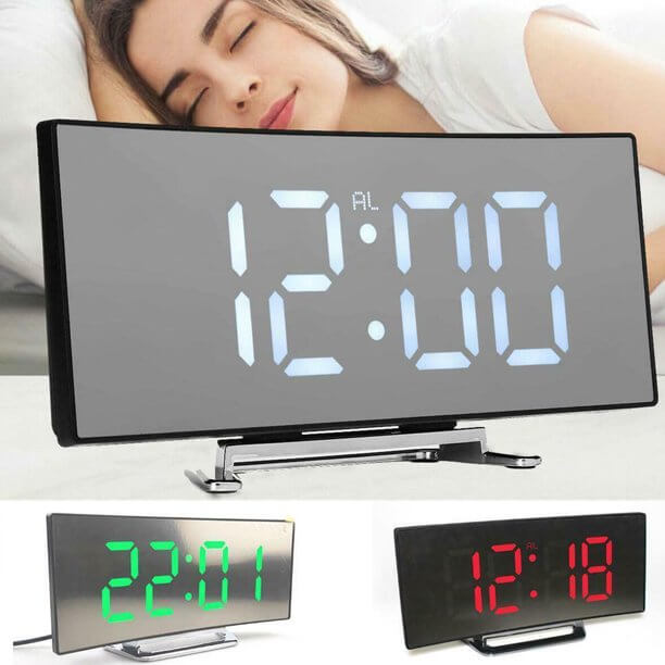 Vekkeklokke med LED-skjerm | Skanto
