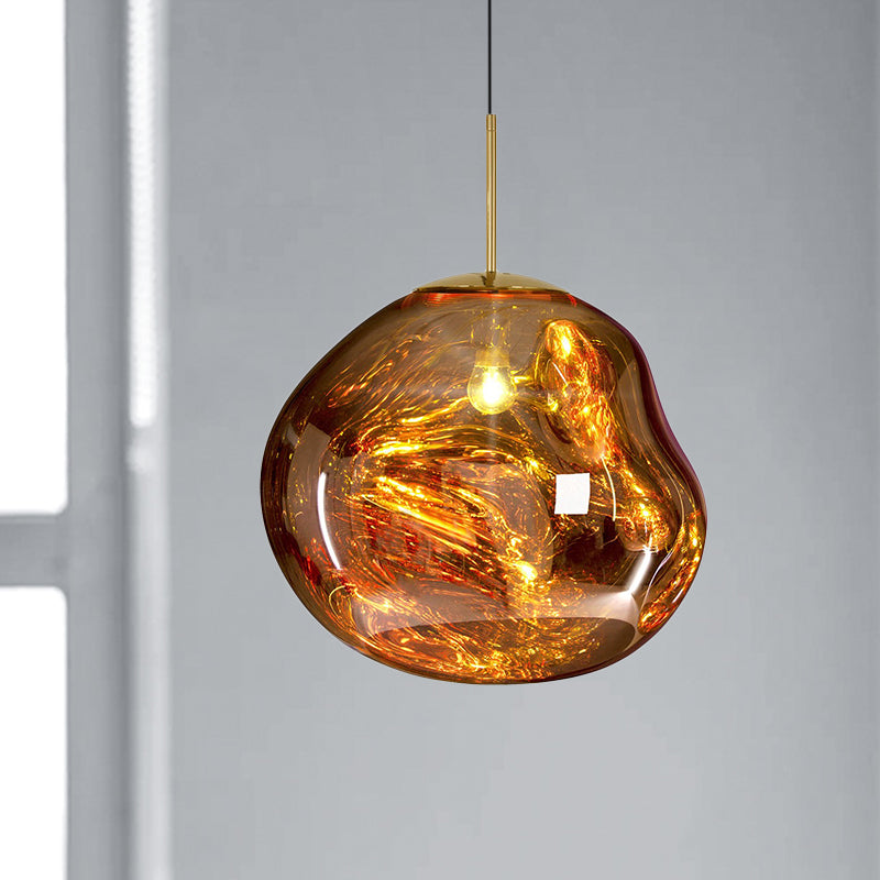 Moderne Glass Ceiling Lamp - LunaLux | Skanto