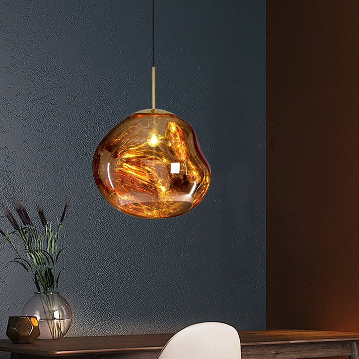 Moderne Glass Ceiling Lamp - LunaLux | Skanto