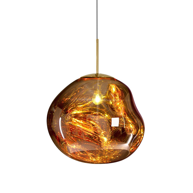 Moderne Glass Ceiling Lamp - LunaLux | Skanto