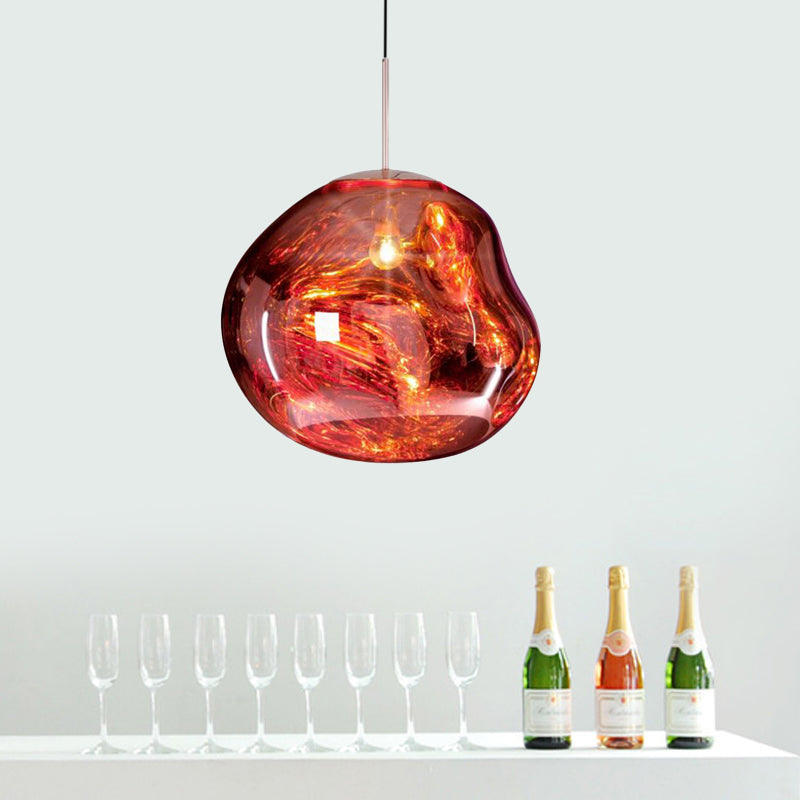 Moderne Glass Ceiling Lamp - LunaLux | Skanto