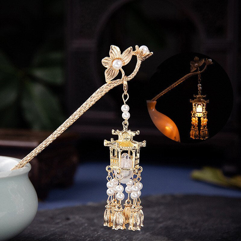 Skanto | Antikk Stil Lantern Hårnåler