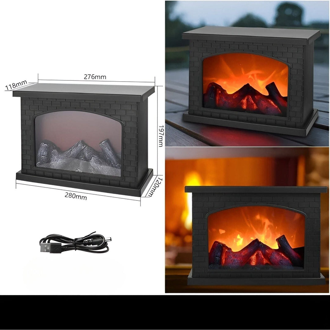 Skanto | RadiantFlame LED Lantern – Realistisk Flamme Bordlampe for Koselig Atmosfære Belysning