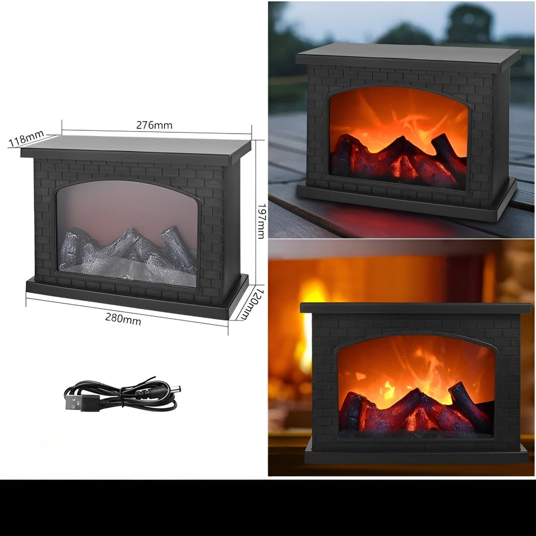 RadiantGlow Flamme Lampe - Bring Varme og Atmosfære til hjemmet ditt | Skanto