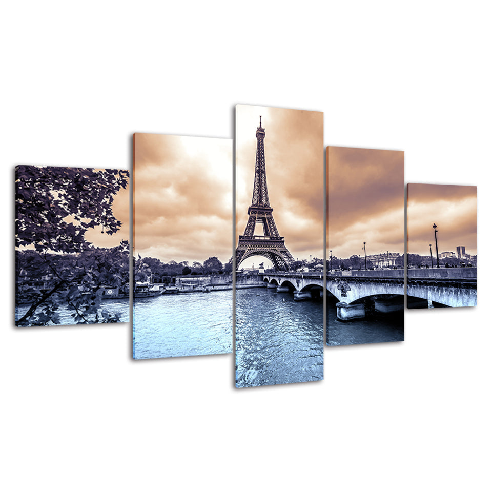 Paris, Min By - Lerret Veggkunst Maleri