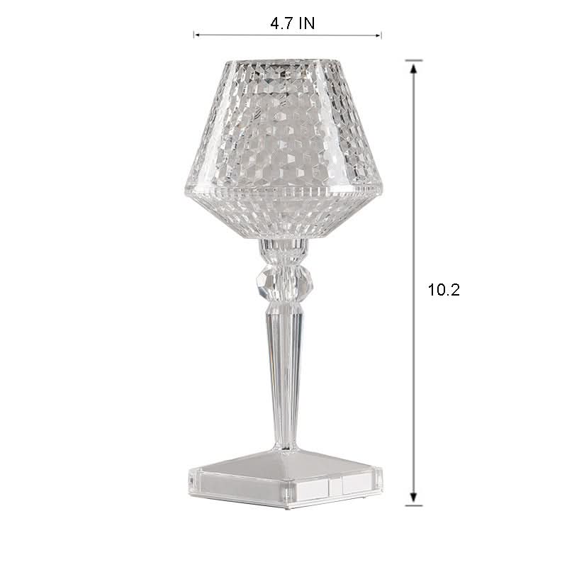 Skanto | Oppladbar Krystall Lampeskjerm Berørings LED Lampe