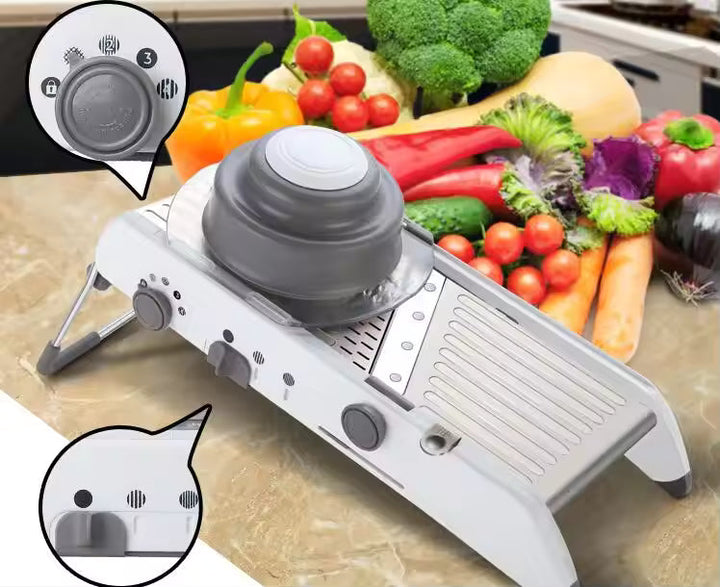 Skanto | Multi-functional vegetable chopper, slicer, grater & salad maker