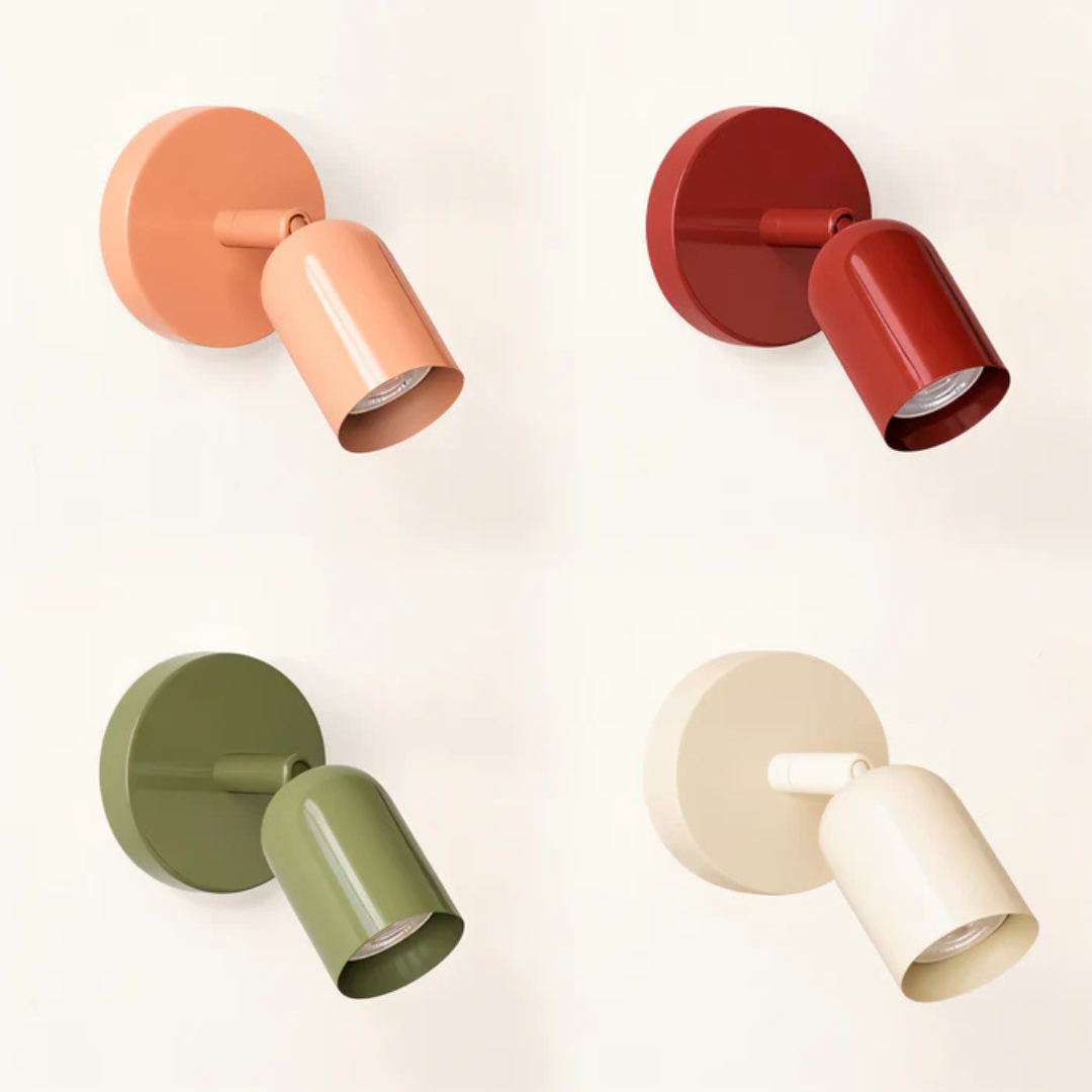 Skanto | Minimalistisk Macaron LED Vegglampe