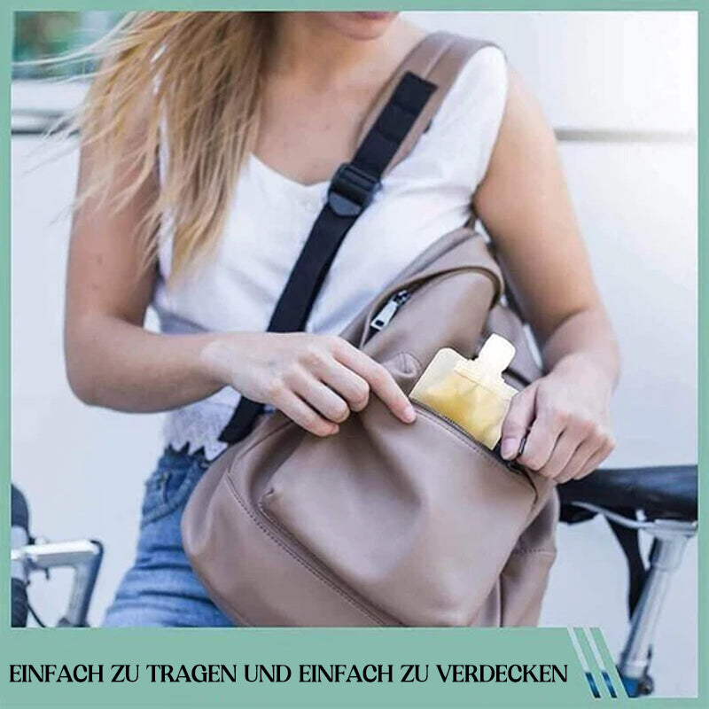 Portable væskedispenser poser til rejse (10 stk) | Skanto