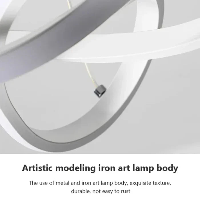 Moderne LED Taklampe - WaveGlow | Skanto