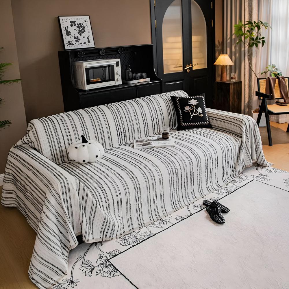Skanto | Regal Stripes Chenille Sofa Cover