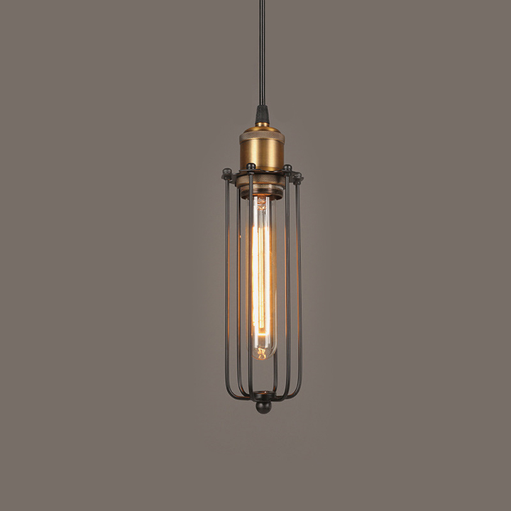 Skanto | Retro industriell hengelampe med metalldeksel