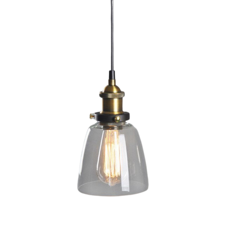 Skanto | GlassHaven – Elegant Industriell Pendellampe
