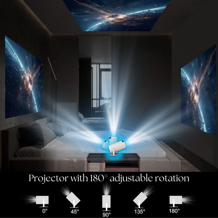HD Smart 4k Prosjektor Skanto