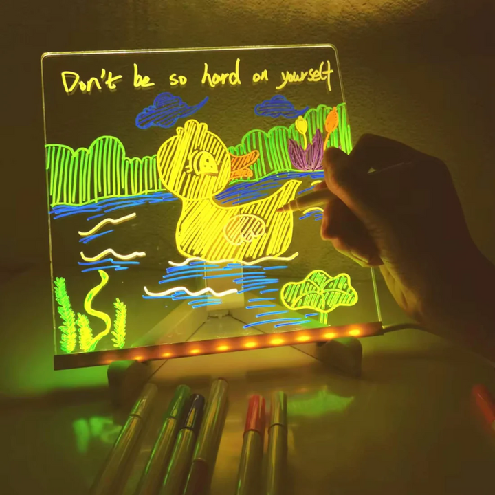 Skanto | LumiArt LED skilt | Kreativt tegnebrett for strålende kunstverk