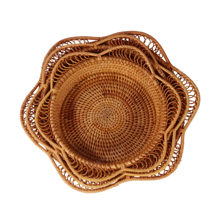 Skanto | Håndvevd Rattan Blomsterkurv