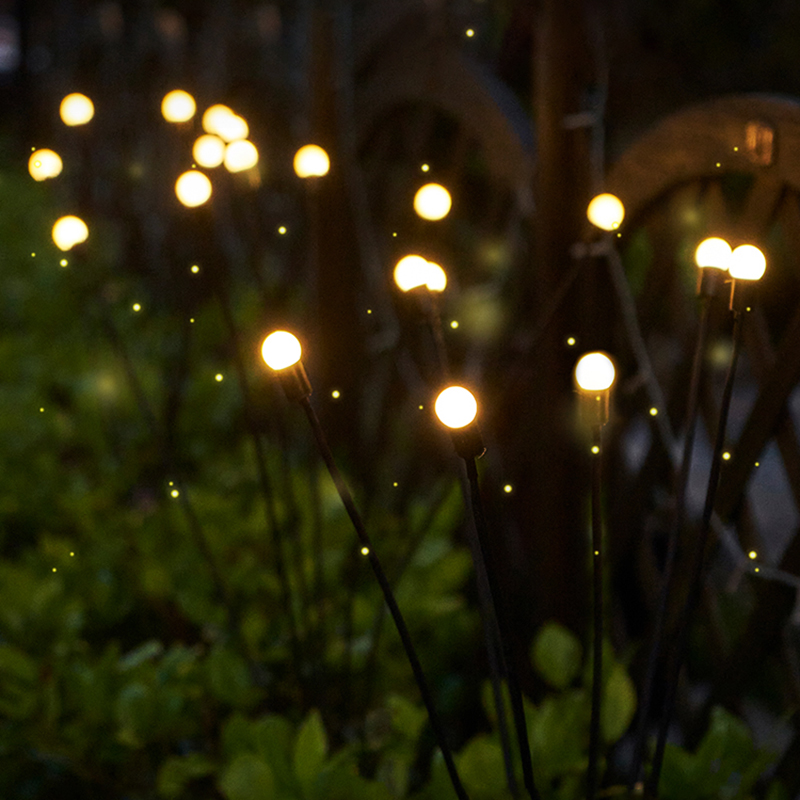 Skanto | LED Sollys for Hage med Fleksible Lyskuler – Vanntett Dekorativt Lys for Bed og Stier