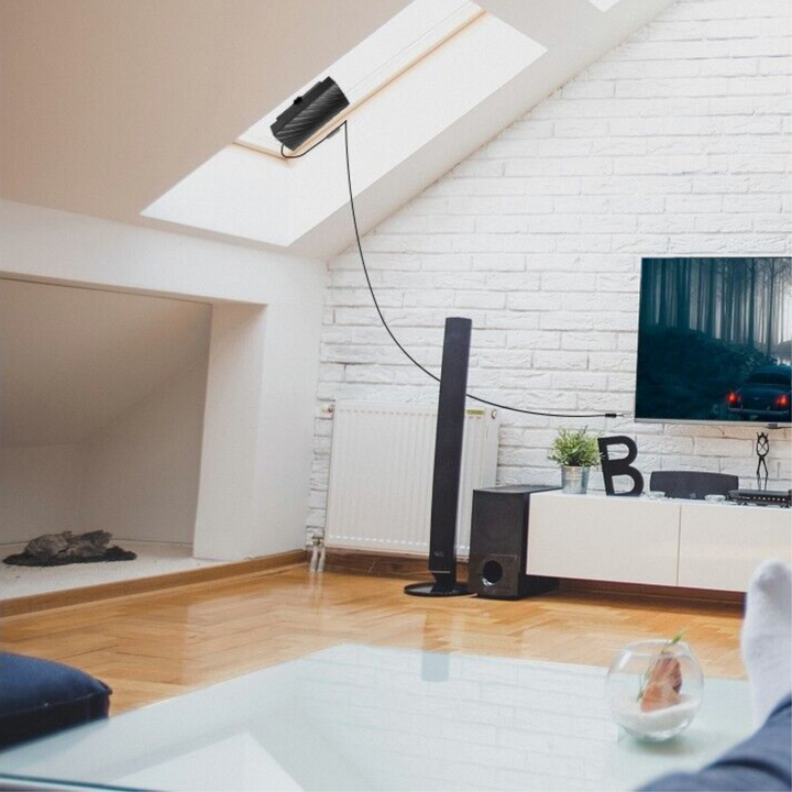 Skanto | HDTV 4K Digitalantenne for innendørs bruk | Stort rekkevidde 600 miles