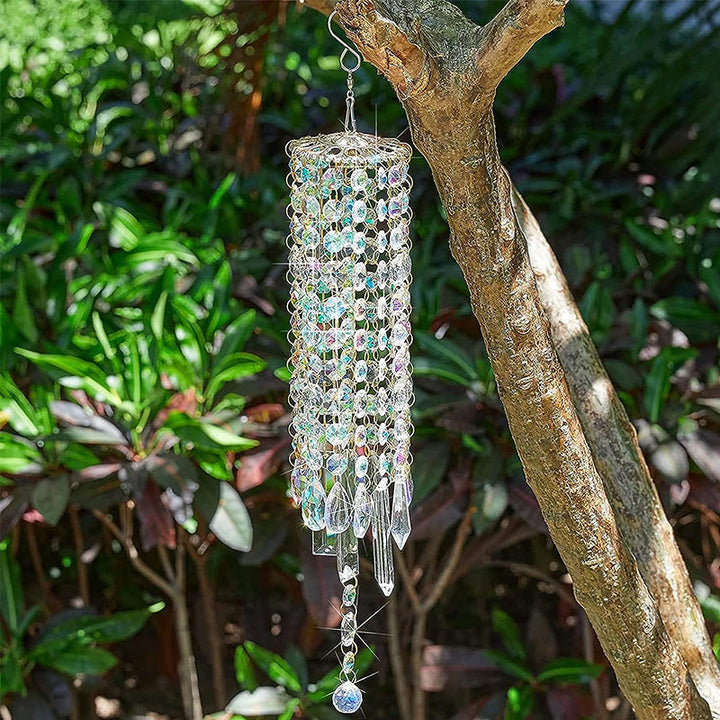 Aurora Crystal Glass Vindspill | Skanto