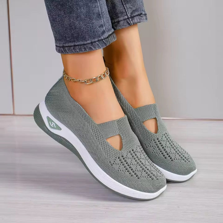 Vellora – damesko i netting med slip-on-komfort
