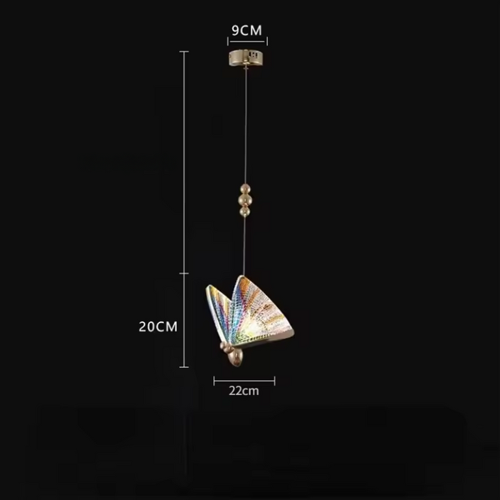 Skanto | Moderne Kreativ LED Pendellampe med Dekorativ Sommerfugl Design