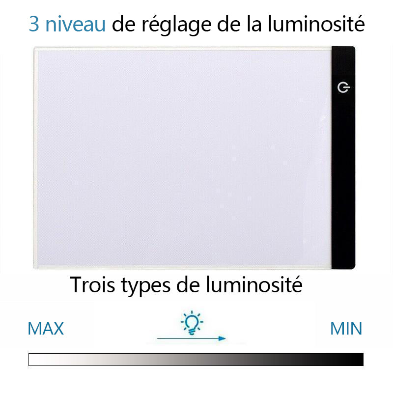 Tegnebrett med LED-lys | Skanto