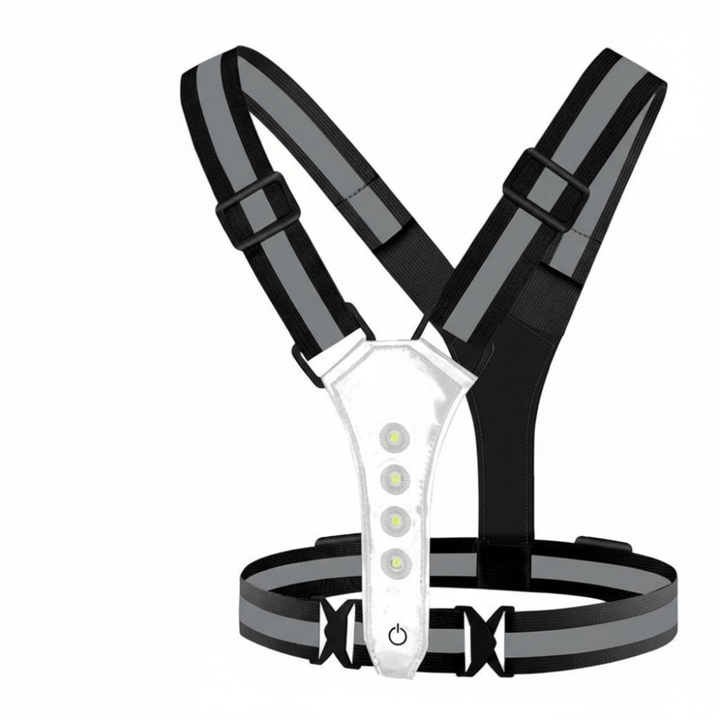 LED Sikkerhetsvest Pro – Refleksiv 360 Synlig Vest | Skanto