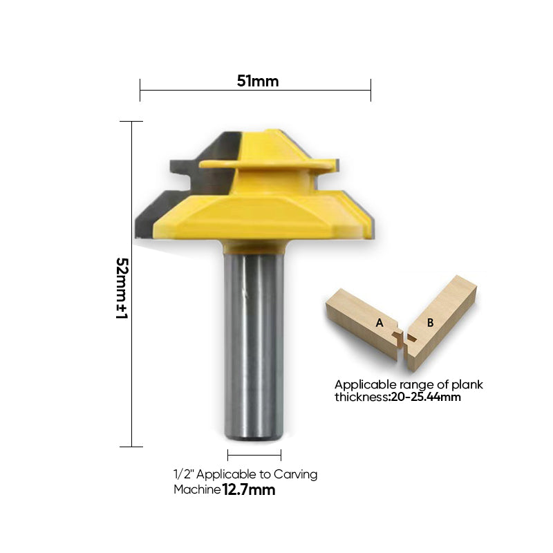 Skanto | Router Bit 45-graders limfuge låsemiter