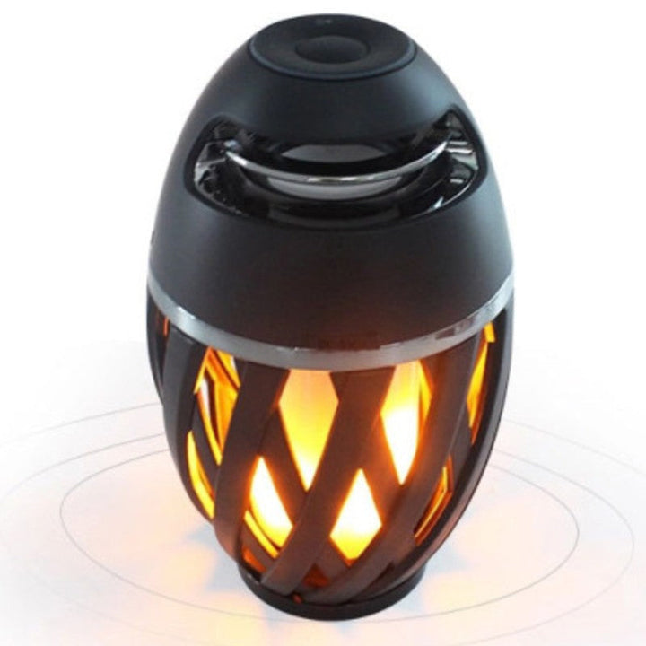 Skanto | Oppladbar LED Flamme Lampe Bluetooth Høyttaler, Beste Gave til Nyttår, Valentinsdag, Bryllup & Mer