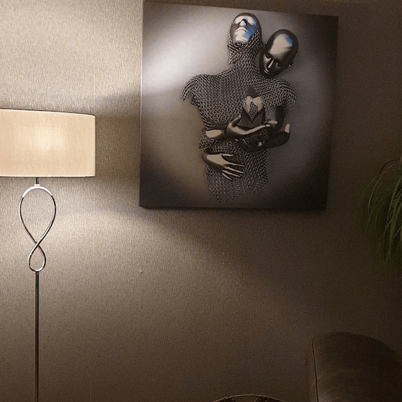Skanto | 💞Kjærlighet Hjerte Kunst Veggmaleri💞