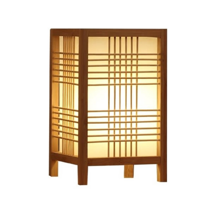 Skanto | Japansk LED Bordlampe laget av Bambus