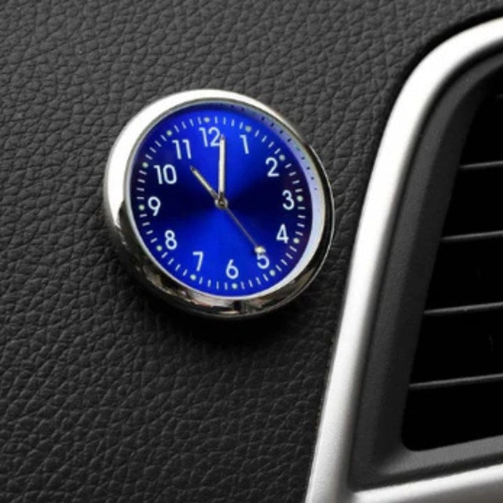 AutoTime Mini Analog Klokke – Selvklebende og Stilleggende Design for Bilinteriør Skanto