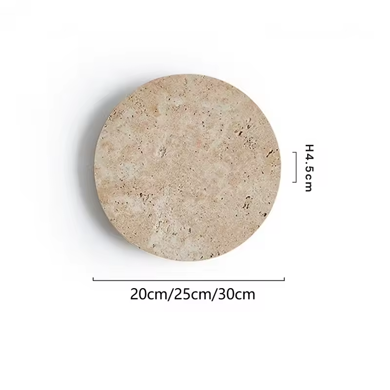Skanto | Wabi-Sabi Travertin Naturlig Steinv lampe