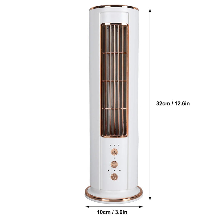 Bladeless Desktop Air Conditioner Fan with Remote Control | Skanto