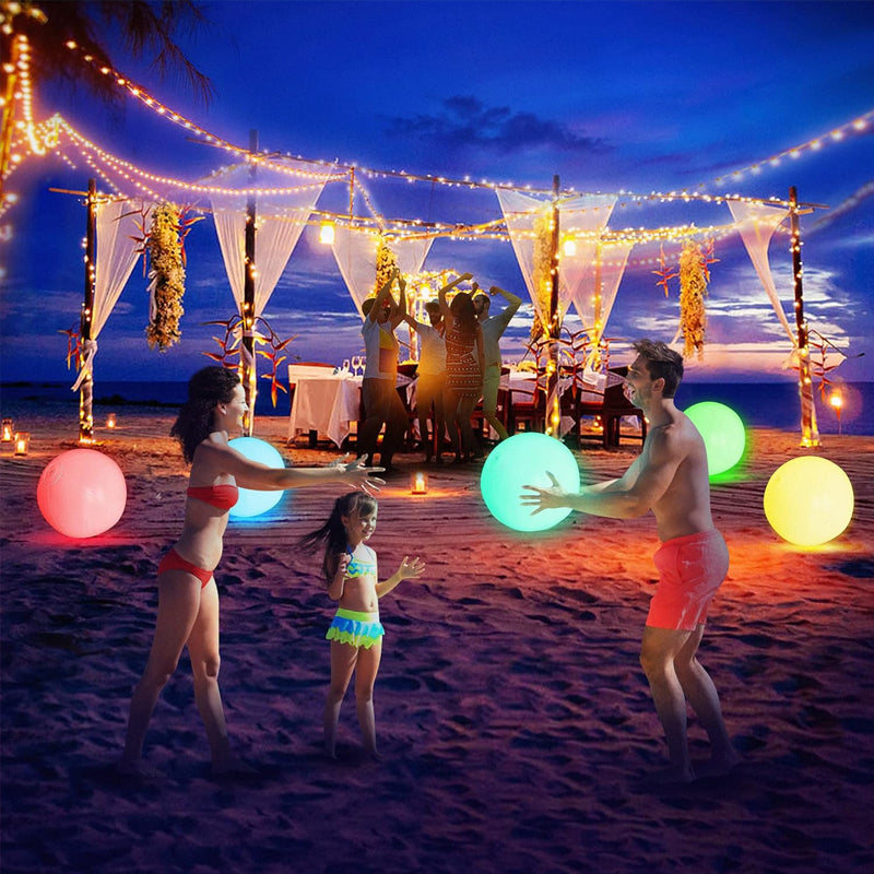 Skanto | LED Lys 16 Farger Lysende Strandball