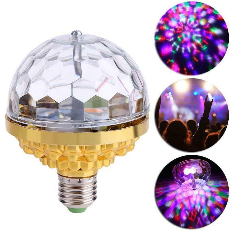 LED Disco Ball Fargerik Roterende Lyspære | Skanto
